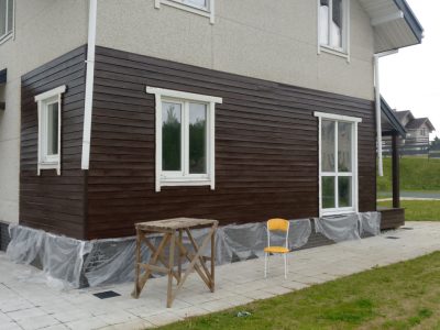 Шлифовка срубов